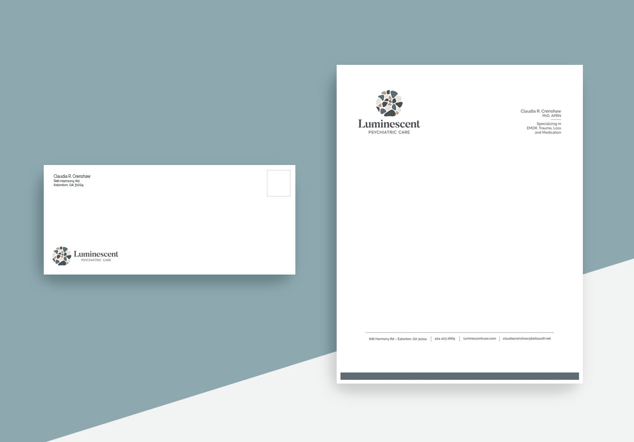 Luminescent Psychiatric Care Letterhead